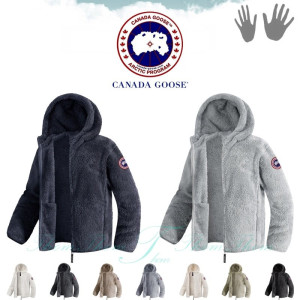 CANADA GOOSE 캐나다구스 베이직 보아털 후드 풀집업
