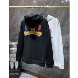 CHROME HEARTS 크롬하츠 7019 컬러 홀스슈 스크롤 로고 후드