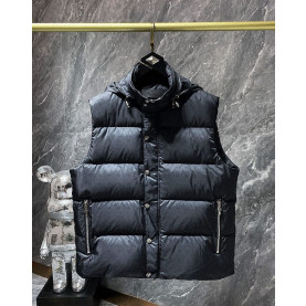 CHROME HEARTS 크롬하츠 7039 올오버 플로랄 크로스 자카드 다운 패딩 베스트