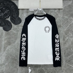 CHROME HEARTS 크롬하츠 7050 홀스슈 스크롤 로고 래글런 롱 슬리브