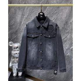 CHROME HEARTS 크롬하츠 7056 홀스슈 크로스 데님 자켓