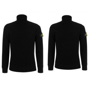 STONE ISLAND 스톤아일랜드 와펜패치 터틀넥