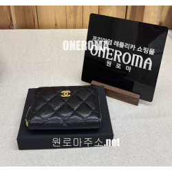 이*수 고객님 샤넬 클래식 지퍼 동전지갑 캐비어 금장