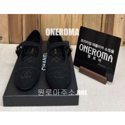 김*예 고객님 샤넬 리브드 패브릭 CC 플랫 슈즈